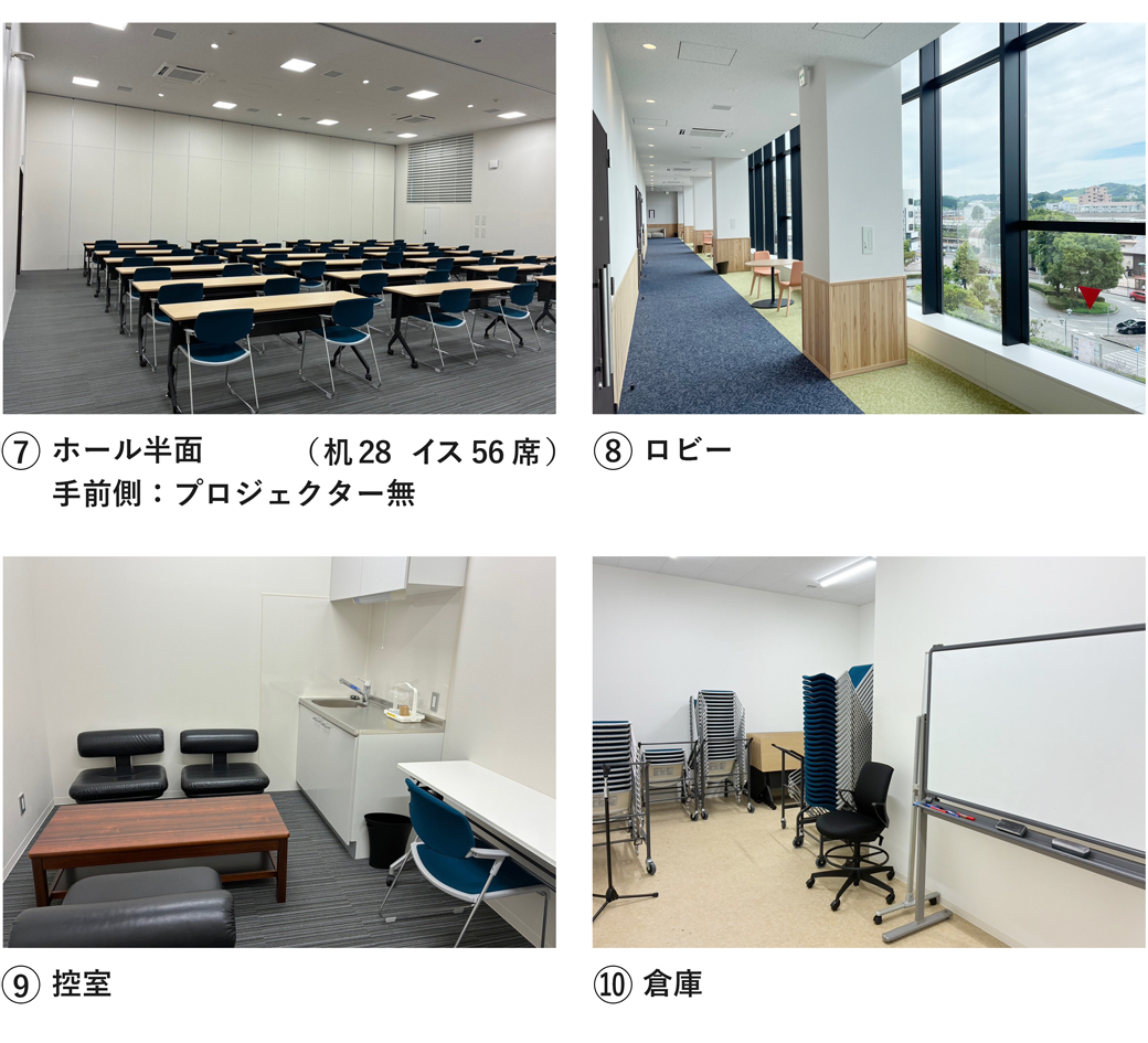 SK駅前ホールの見取り図